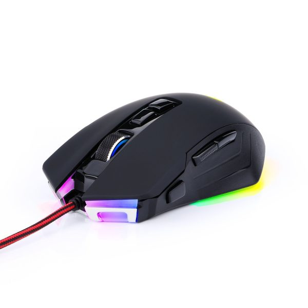 Wired, Ergonomic Optical Computer Mouse with Backlit